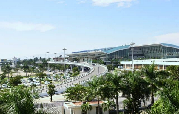 Hình ảnh sân bay Đà Nẵng nhìn từ xa