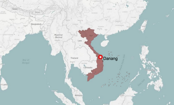 Đà Nẵng nằm trong vùng miền Trung Việt Nam, một phần của khu vực Nam Trung Bộ