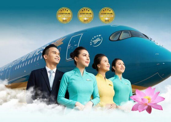 Hãng hàng không Vietnam Airlines tại sân bay Đà Nẵng 