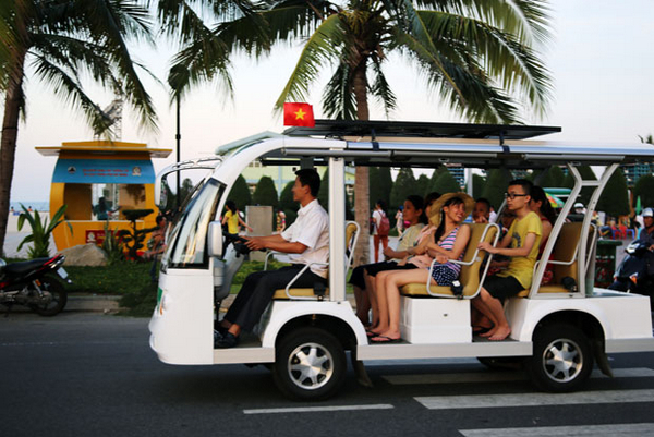 Dịch vụ cho thuê xe điện City Tour - xe điện Đà Nẵng giá rẻ 
