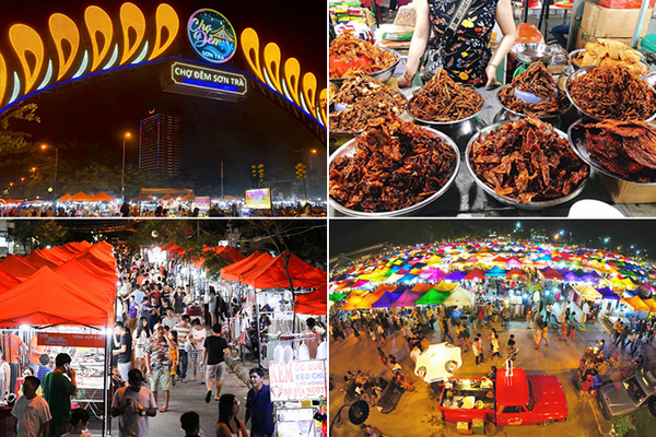 Chợ đêm Sơn Trà phong phú và đa dạng ẩm thực