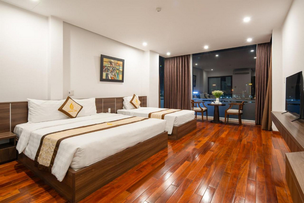 Phòng ốc tại Hoàng Linh Hotel Danang 3 sao với thiết hiện đại và sang trọng 